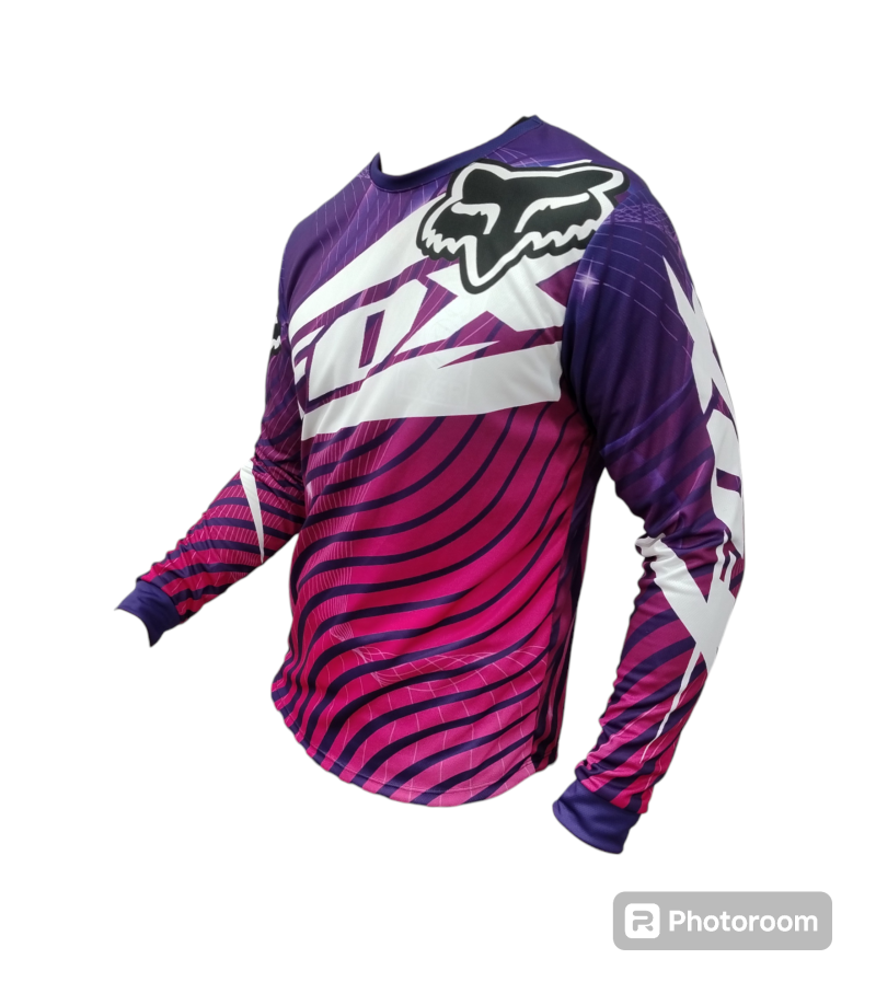 Comprar Jersey Nacional Fox Purple en Electroshopy - Ángulo 3